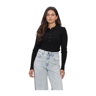 Bruuns Bazaar Dames, Tops, Zwart, Maat: XL Viscose
