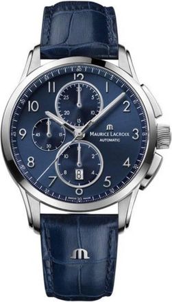 Maurice Lacroix Pontos Chronograph Automatic Blue Dial Watch PT6388-SS001-420-4