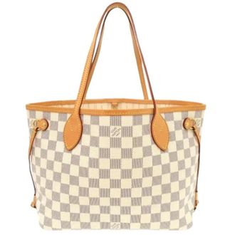 Louis Vuitton Pre-owned Tote Bags, female, White, Size: ONE SIZE Pre-owned Neverfull Tote
