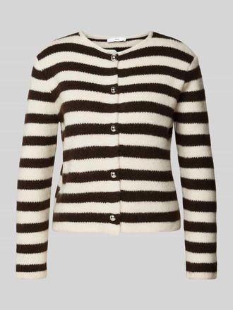 Mango Cardigan mit durchgehender Knopfleiste Modell ELIOTER in Offwhite, Gr&ouml;&szlig;e XS