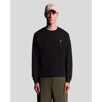 Lyle & Scott Crew Neck Sweater in Jet Black at Nordstrom, Size Xx-Large