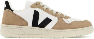 Veja Chromevrije Leren Sneakers met Rubberen Logo - Dames - Sneakers - Veelkleurig - 36 EU - Leer - Schoenen