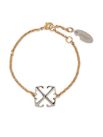 Off-white Arrow armband - Goud