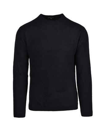 Daniele Fiesoli Crewneck Pullover In Luxurious Extrafine Merino Wool Blend