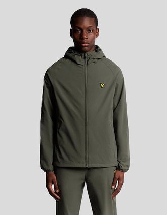 Lyle & Scott Lyle And Scott Mens Sports Water Resistant Track Jacket - Grey - Size: 40/Regular