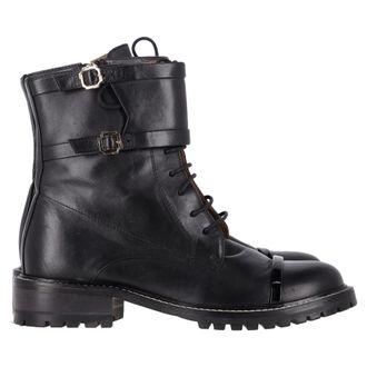 Malone Souliers Pre-owned Womens Combat Boots in Black Leather - Size 36.5 EU/IT