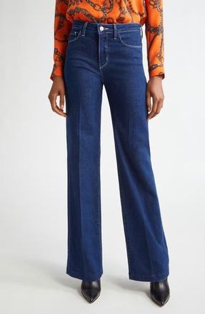 L'agence Clayton Wide Leg Jeans in Newport at Nordstrom Rack, Size 32
