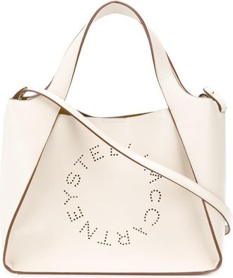 Stella McCartney White Stella Logo Crossbody Bag