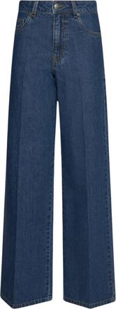 John Richmond Emanik Wide Jeans - Dames - Loose Fit Jeans - Blauw - W32 - Katoen - Jeans