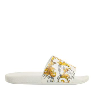 Versace Jeans Couture Slipper & Pantoletten - Fondo Shelly Dis. Sq3 - Gr. 35 (EU) - in Wei&szlig; - f&uuml;r Damen