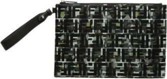 Fendi Pre-owned Clutches, female, Multicolor, Size: ONE SIZE Pre-owned Nylon Clutch
