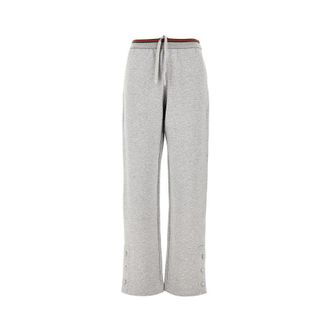 Gucci M&eacute;lange jersey leisure pants Woman XS