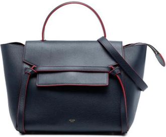Celine Pre-owned Handbags, female, Blue, Size: ONE SIZE Pre-owned Mini Belt Bag