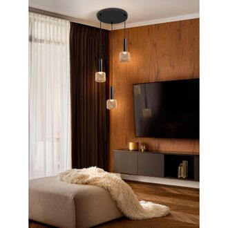 Schuller Lampara 3L sincro negro/oro