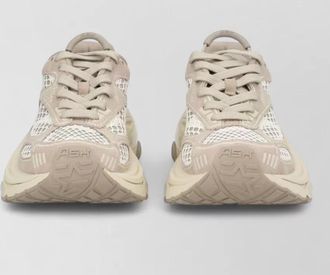 Ash leather low-top sneakers