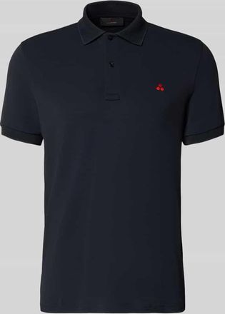 Peuterey Regular Fit Poloshirt mit Stitching Modell PLANTAGO in Marine, Gr&ouml;&szlig;e XXXL