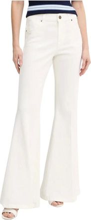 Twinset Flared Jeans - Dames - Jeans - Wit - Maat: W29 Katoen