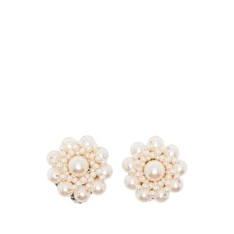 Alessandra Rich Earrings - Dames - Oorbellen - Beige - ONE Size - Accessoires