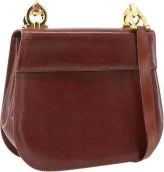 Ferragamo Pre-owned Cross Body Bags, female, Brown, Size: ONE SIZE Pre-owned Shoulder Bag