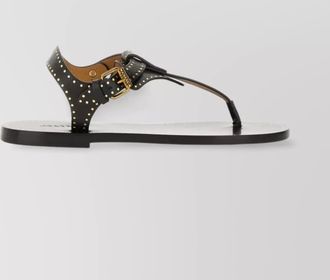 Isabel Marant joony flat sole studded thong sandals
