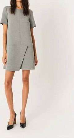 The Garment Nice Mini Dress In Grey Melange