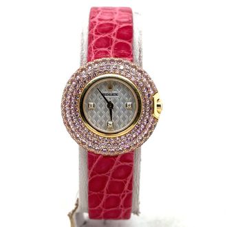 Rolex Pre-owned Rolex Cellini Quartz Diamond Ladies Watch 6201