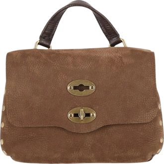 Zanellato Postina Jones Nabuk Nubuck Shoulder Bag