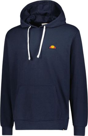 Ellesse Blauwe hoodie met patchlogo - Heren - Hoodies - Blauw - S - Hoodies & sweatvesten