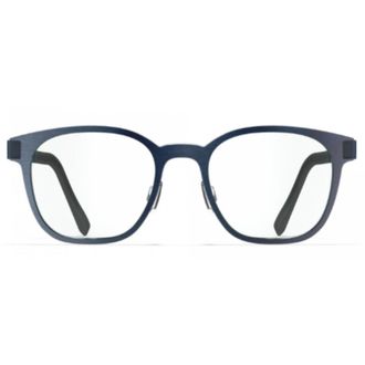 Blackfin Bf1025 Seward Square Frame Titanium Eyeglasses with Adjustable Nose Pads