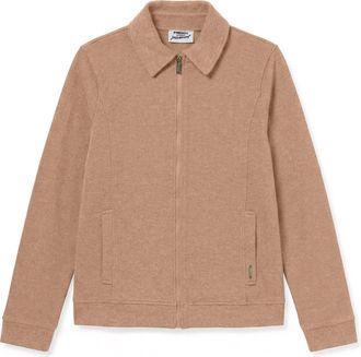 Freddy Felpa full zip con collo a camicia in tessuto effetto tricot