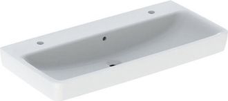 Keramag Keramag - Geberit Renova Plan, Lavabo, 100x48 Cm, 2 Agujeros Para Grifo