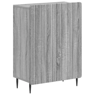 vidaXL Armario De Almacenamiento Para Ba&ntilde;o Zwolle Sonoma Gris Vidaxl