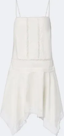 Staud Corinna embroidered cotton voile minidress