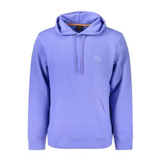 HUGO BOSS Blue Cotton Mens Mens Sweatshirt