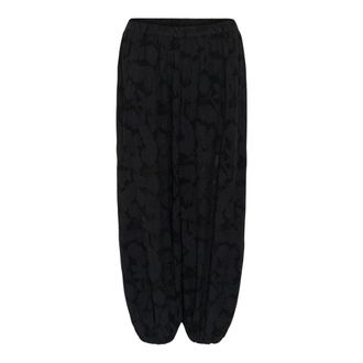 Soaked In Luxury SLFelina Balloon Pants - Dames - Broeken - Zwart - Maat: M Katoen