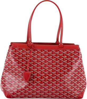 Goyard Bellechasse Bag Coated Canvas Pm (Authentic Pre-Loved)