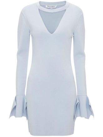 J.W.Anderson Mini-jurk met ruches - Blauw