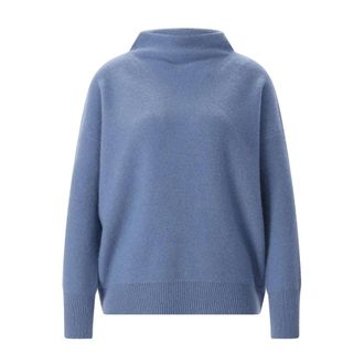 Vince Pullover in cashmere - - Knitwear - Donna - Blu - XS