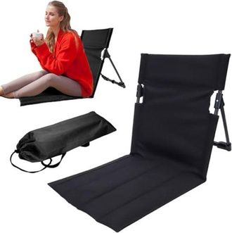 OEM Esterilla De Playa Con Respaldo - Plegable - Para Relajarse Al Aire Libre - Ligera Con Bolsa De Transporte - 415 X 10 X 10 Cm