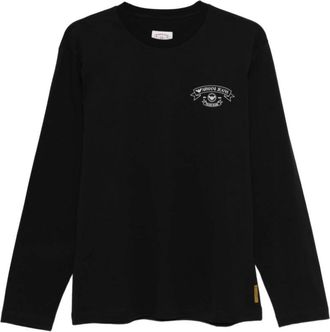 Emporio Armani Long Sleeve Tops, male, Black, Size: 3XL Long Sleeve Top