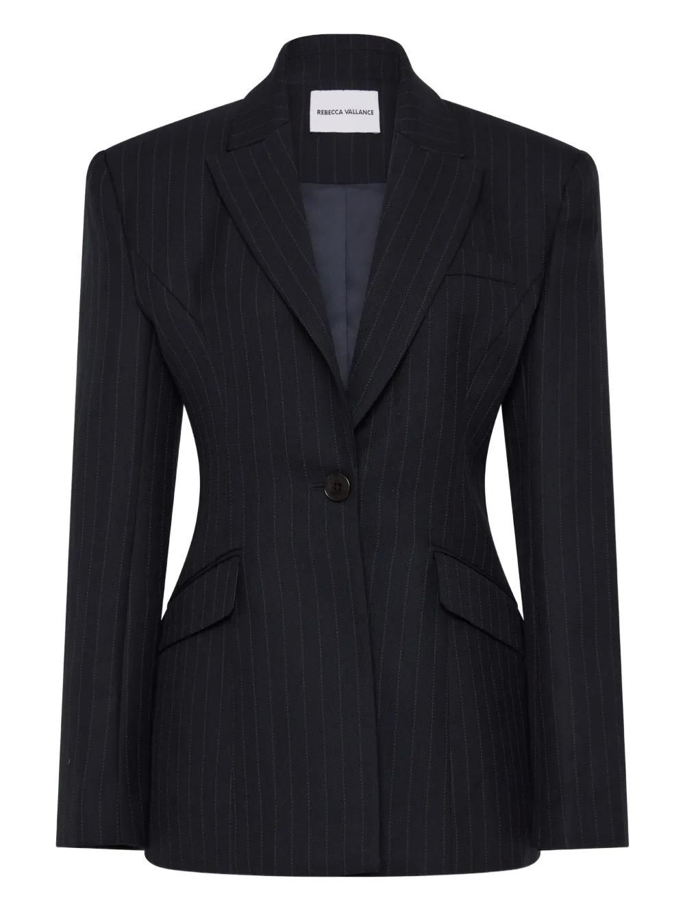 【REBECCA VALLANCE】ツイル ブレザー ピンストライプ REBECCA VALLANCE Charlie pinstriped twill blazer | THE OUTNET