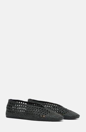 Scarosso Ella Ballerinas in Black - Calf at Nordstrom, Size 39.5