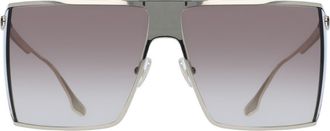 Victoria Beckham 62mm Shield Sunglasses in Gold at Nordstrom Rack