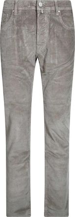 Jacob Cohen Slim-fit Broeken - Heren - Slim Fit Broeken - Grijs - W32 - Broeken