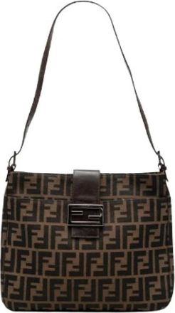 Fendi Pre-owned Shoulder Bags, female, Brown, Size: ONE SIZE Pre-owned Vintage Shoulder Bag