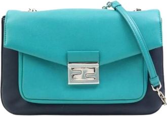 Fendi Pre-owned Vintage Leren Crossbodytas - Dames - Vintage Schoudertas - Veelkleurig - ONE Size - Leer - Vintage