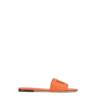 Dolce & Gabbana Dames, Schoenen, Oranje, Maat: 38 1/2 EU Leer