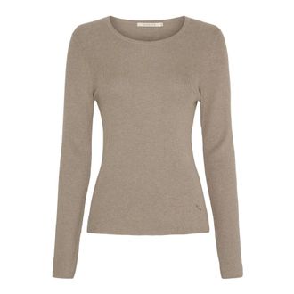 BTF-CPH Top Louise - - Knitwear - Donna - Beige - XL