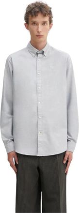 Barbour Oxtown Tailored Shirt - Heren - Casual Overhemden - Grijs - XL - Katoen - Overhemden