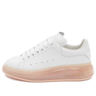 Alexander McQueen (WMNS) Alexander McQueen Oversized Sneaker White Rose Gold 611698WHYBY9053